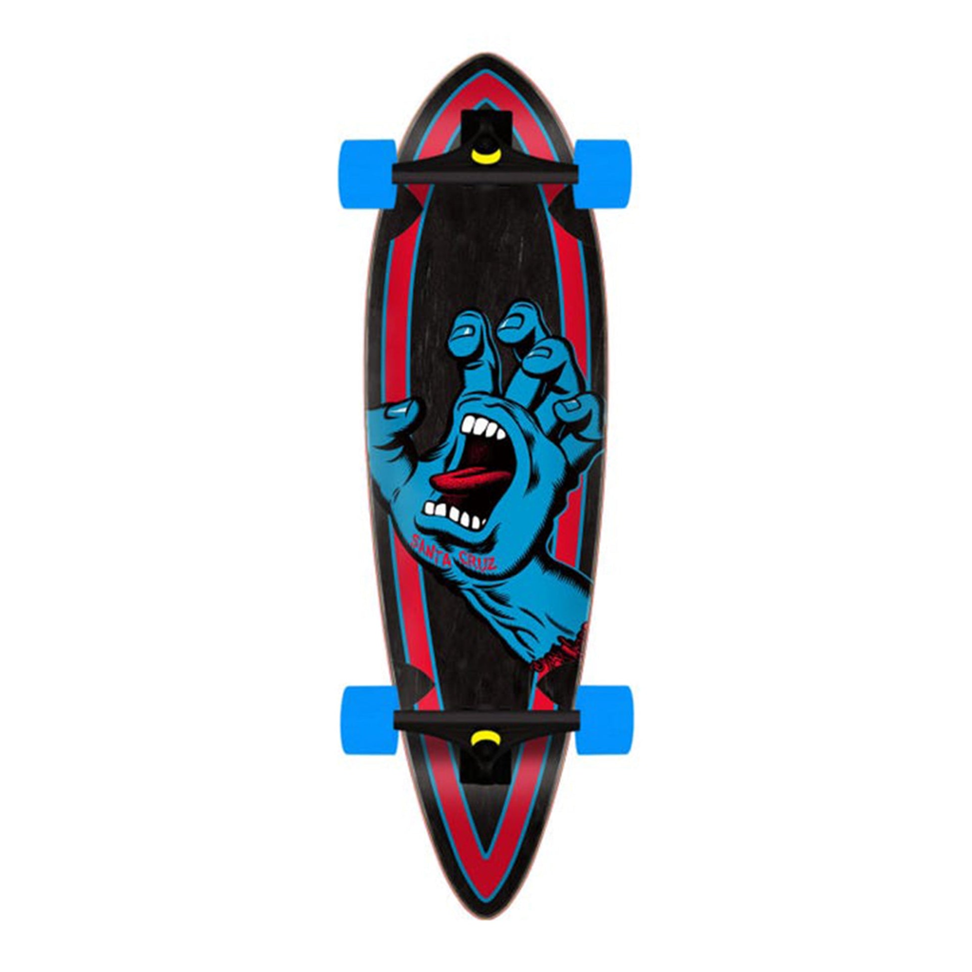 this is an image of Santa Cruz Pintail Cruzer Complete Longboard