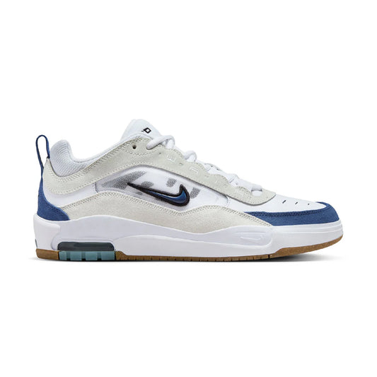 this is an image of Nike SB Air Max Ishod Wair " Summit White Navy "
