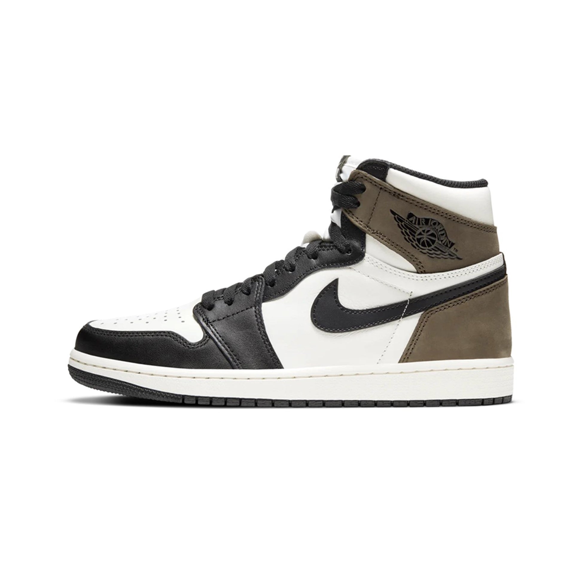 this is an image of Air Jordan 1 Retro High OG "Dark Mocha"