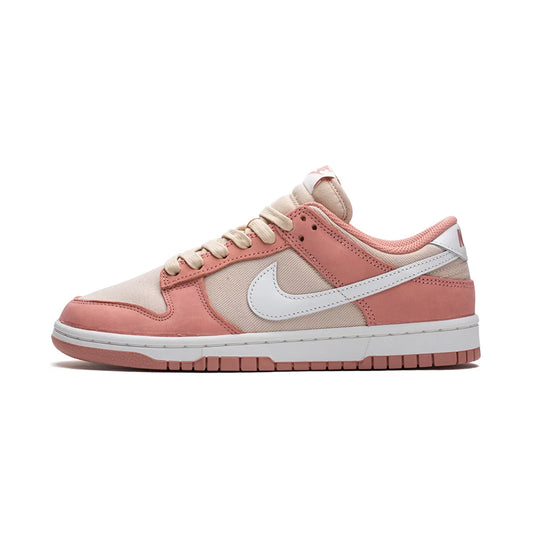this is an image of Nike Dunk Low "Red Stardust" (Women's)