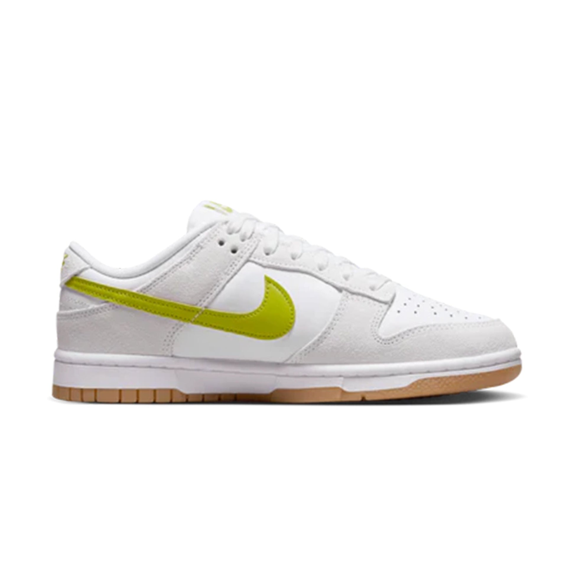this is an image of Nike Dunk Low "White Bright Cactus" (Women's)
