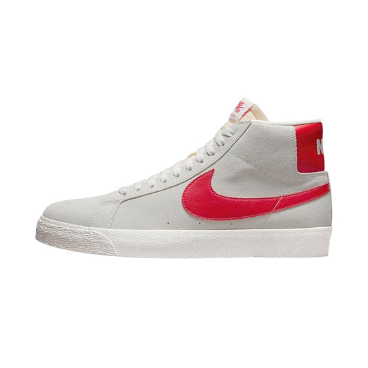 this is an image of Nike SB Zoom Blazer Mid "White University Red"