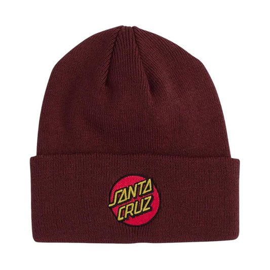 this is an image of Santa Cruz Classic Dot Long Shoreman Beanie