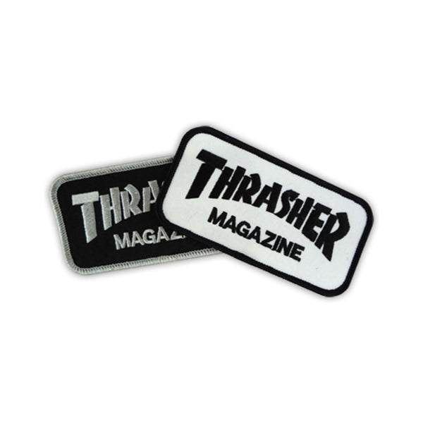 this is an image of Thrasher Mag Logo Patch