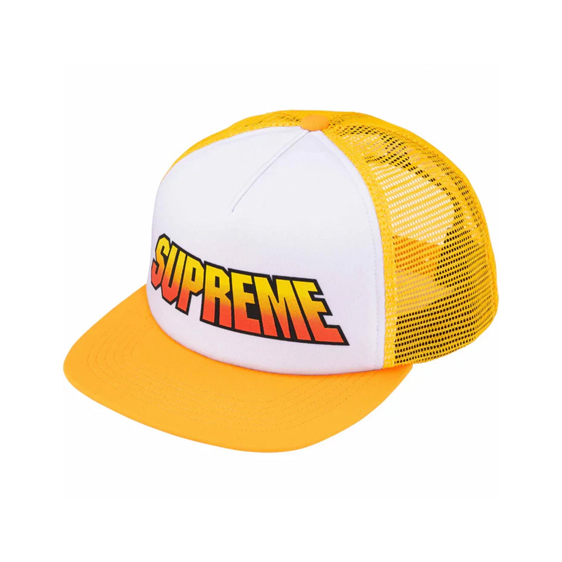 this is an image of Supreme Sabotage Meshback 5 Panel