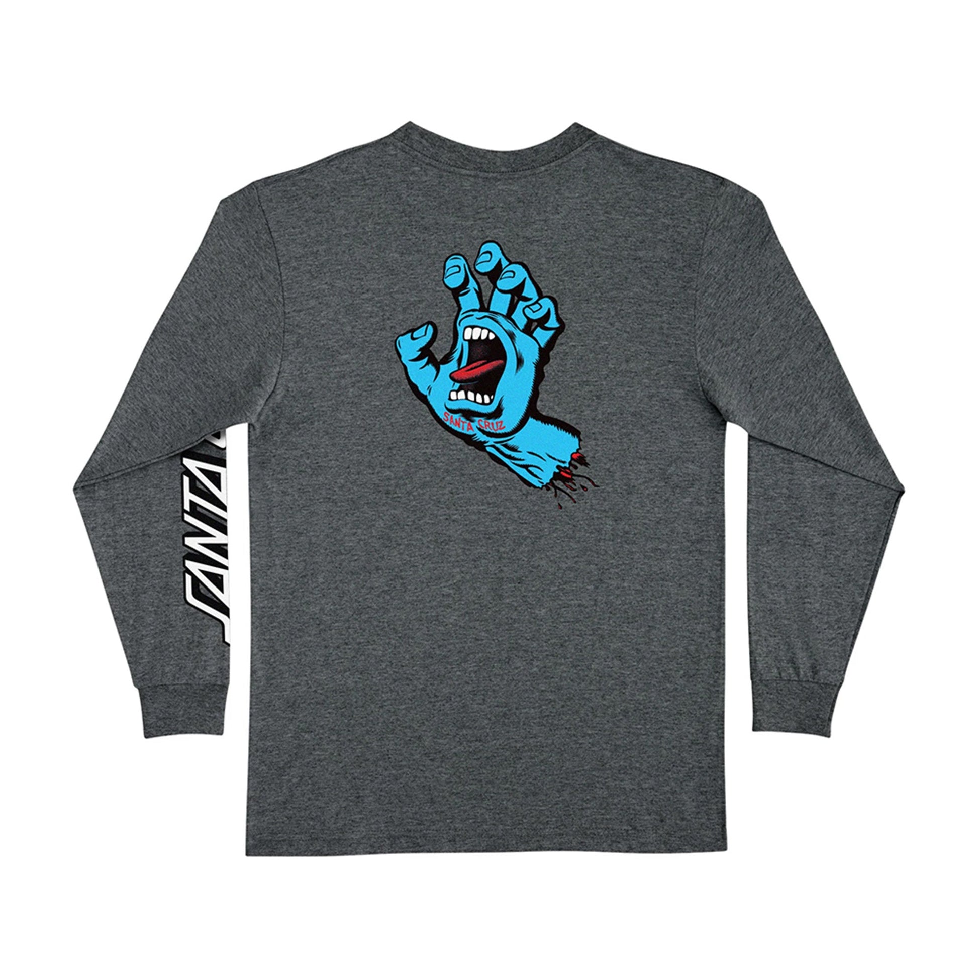 this is an image of Santa Cruz Screaming Hand LS Tee shirt
