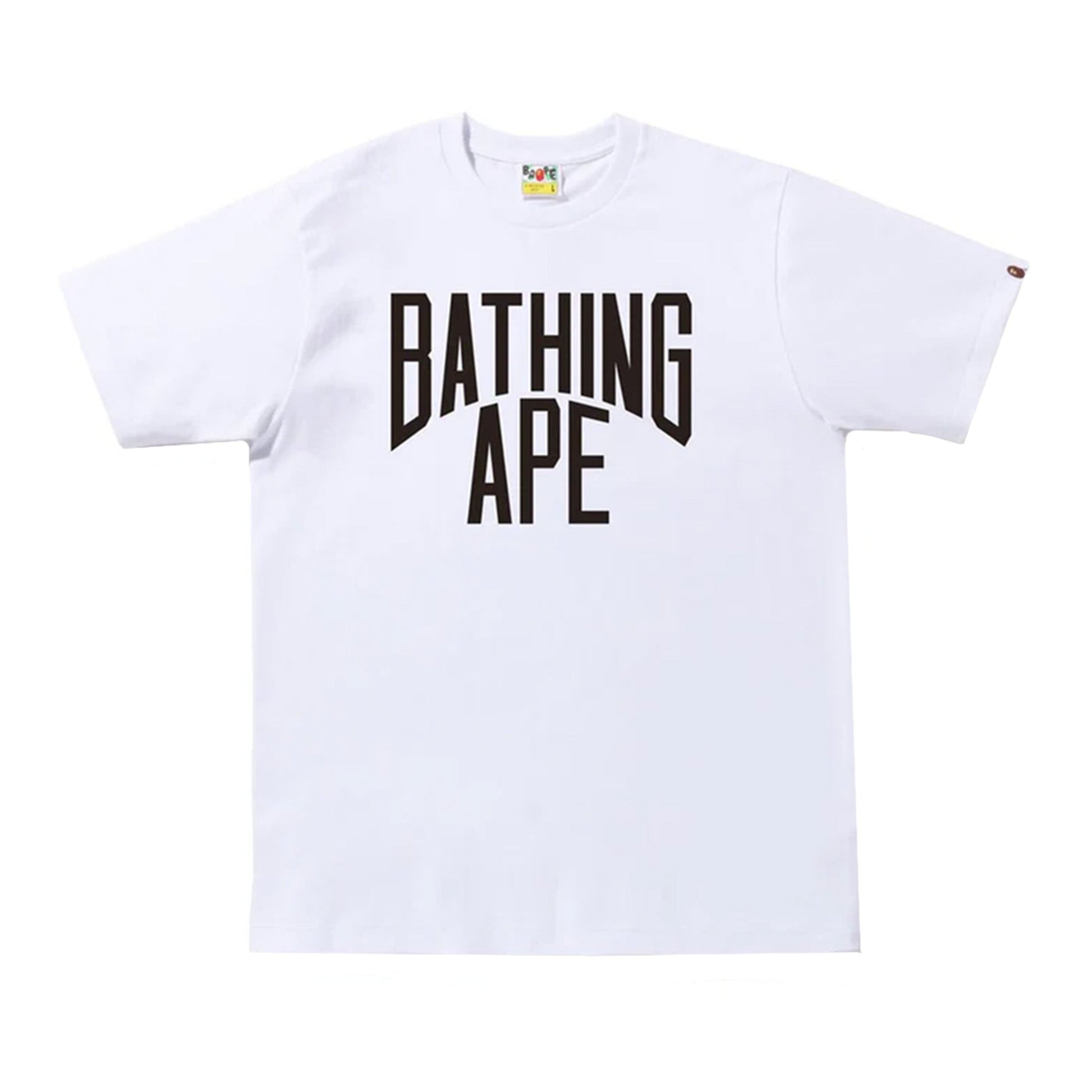this is an image of Bape Bicolor NYC Logo Tee