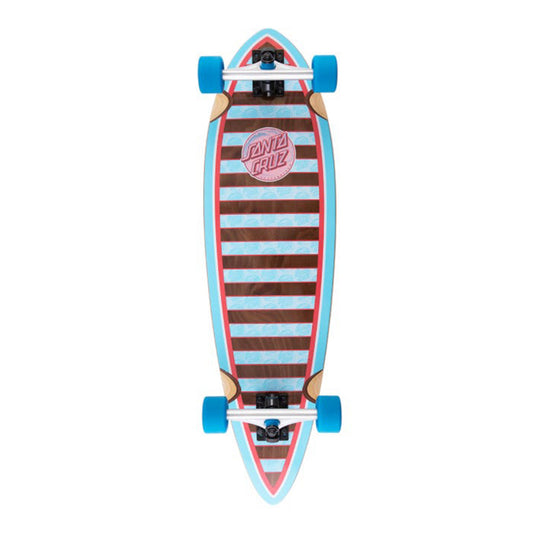 this is an image of Santa Cruz Pintail Cruzer Complete Longboard