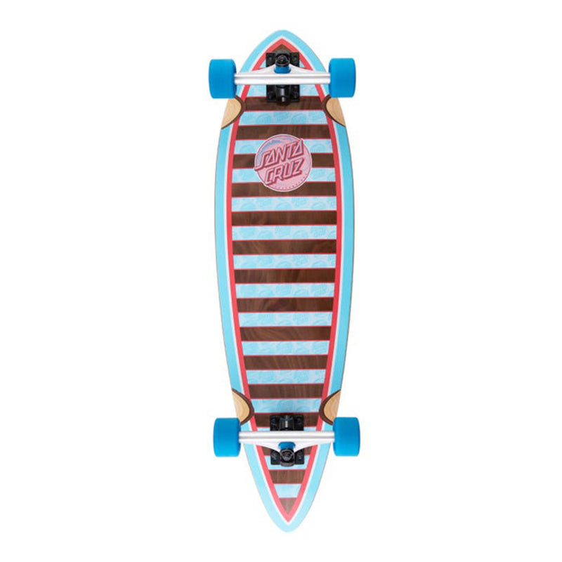 this is an image of Santa Cruz Pintail Cruzer Complete Longboard