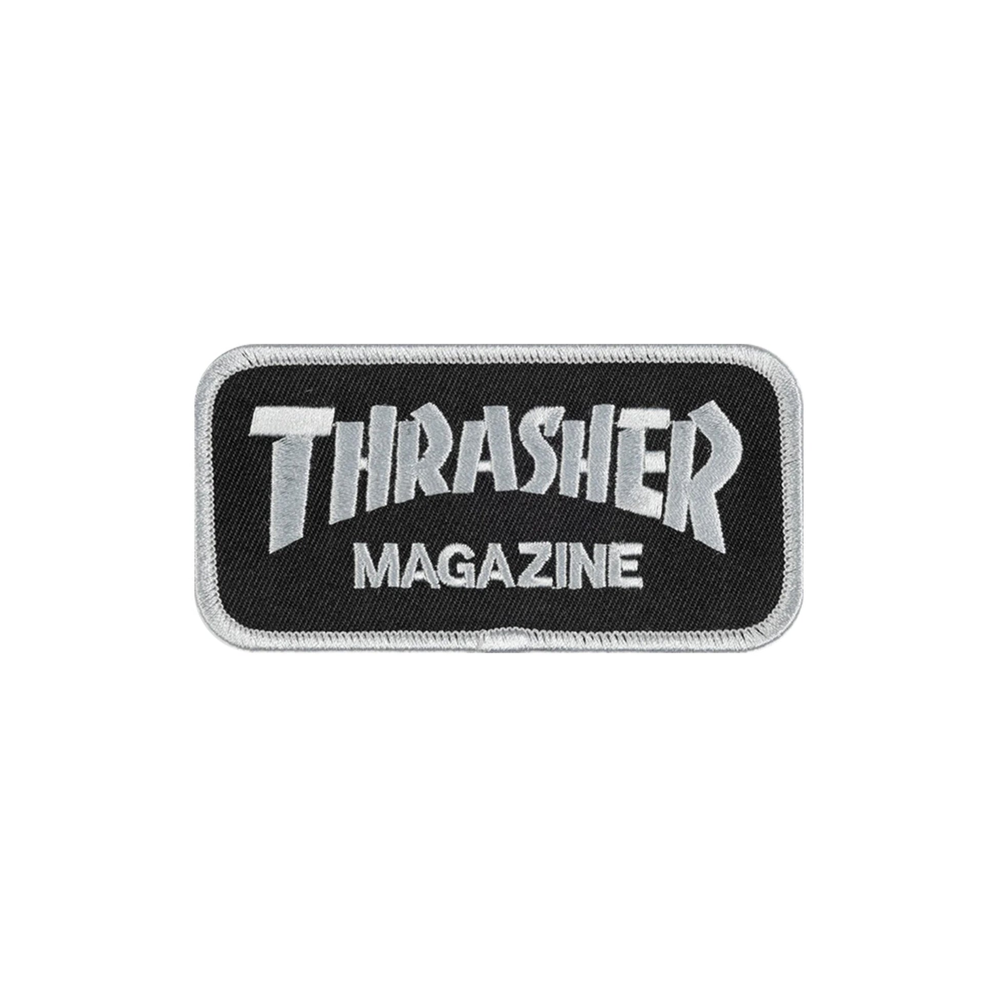 this is an image of Thrasher Mag Logo Patch