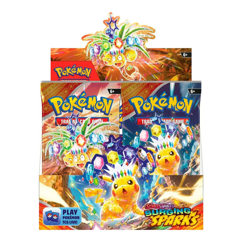 this is an image of Surging Sparks Booster Box - SV08:Surging Sparks (SV08)