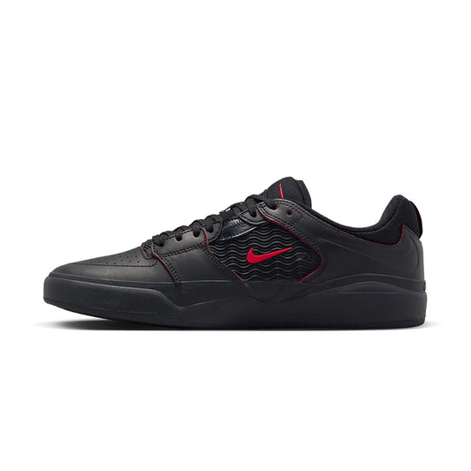 this is an image of Nike SB Ishod "Black University Red"