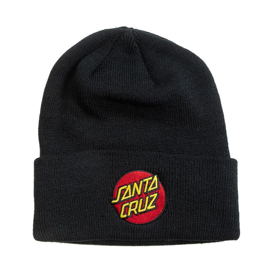 this is an image of Santa Cruz Classic Dot Long Shoreman Beanie