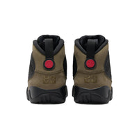 this is an image of Air Jordan 9 Retro GS "Olive"