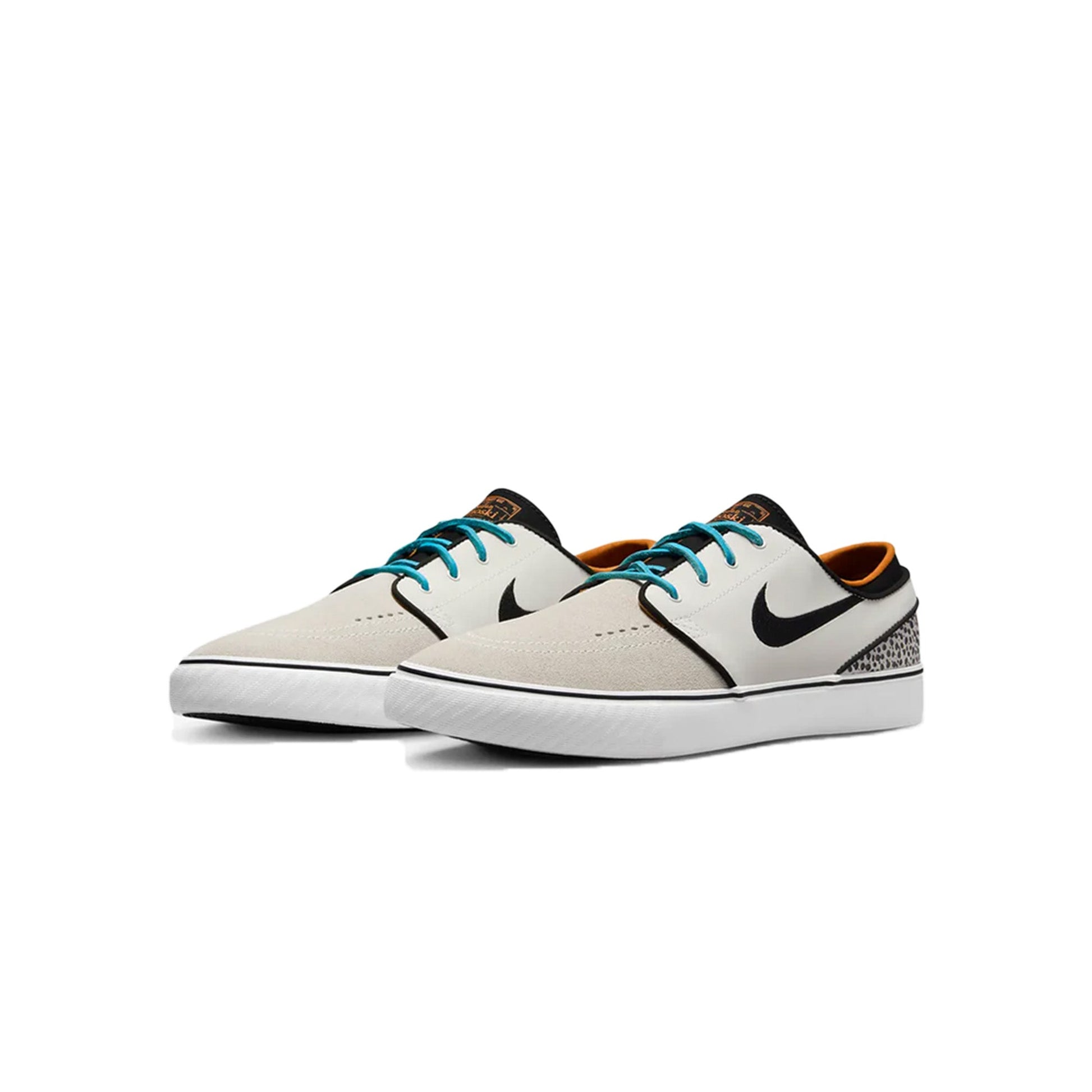 this is an image of Nike SB Zoom Stefan Janoski OG+ "Electric Pack Olympic Safari"