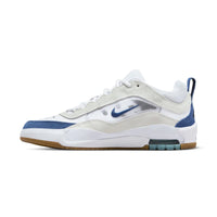 this is an image of Nike SB Air Max Ishod Wair " Summit White Navy "