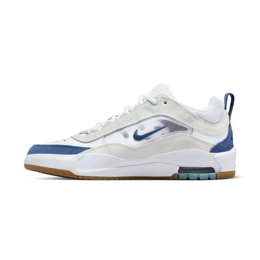 this is an image of Nike SB Air Max Ishod Wair " Summit White Navy "