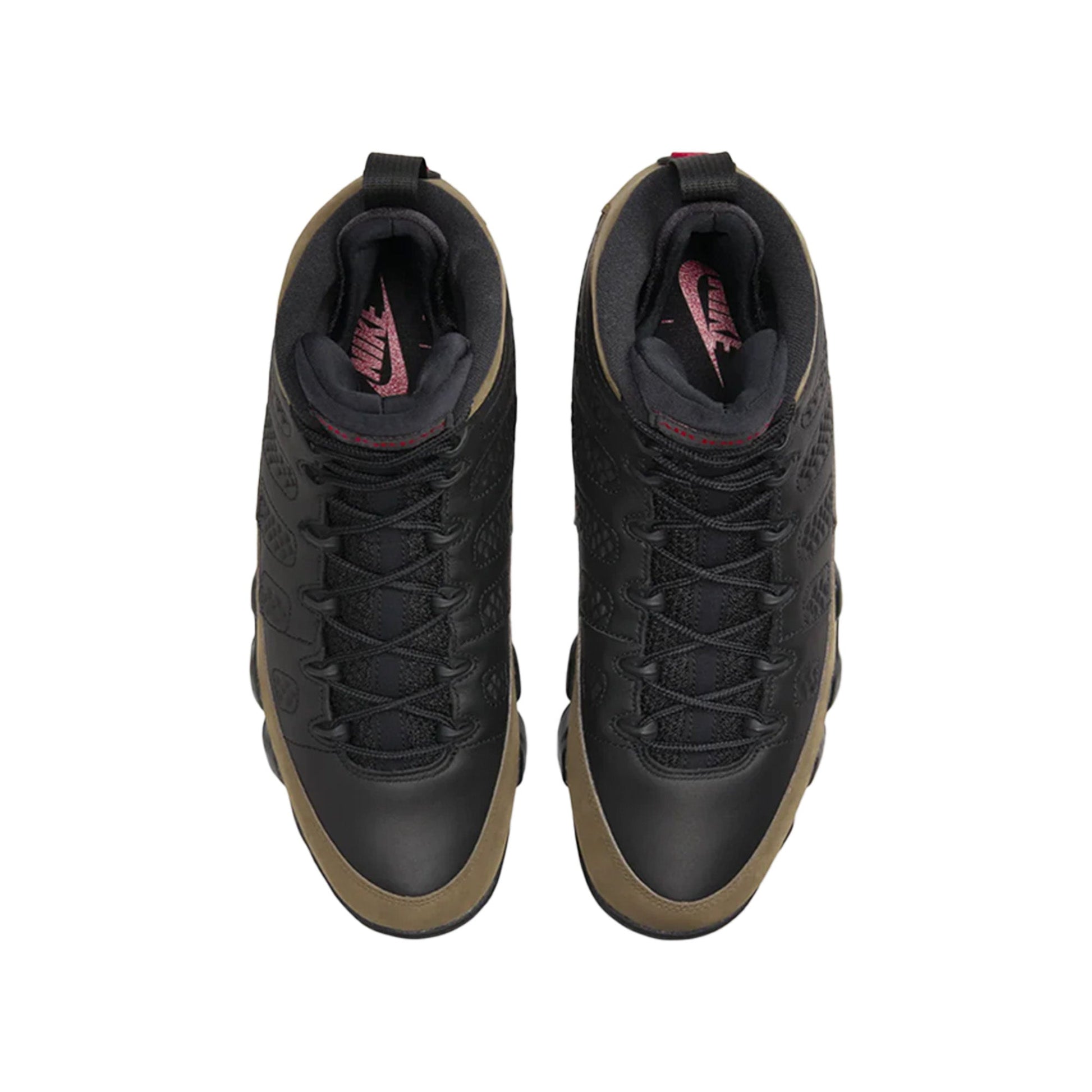 this is an image of Air Jordan 9 Retro GS "Olive"