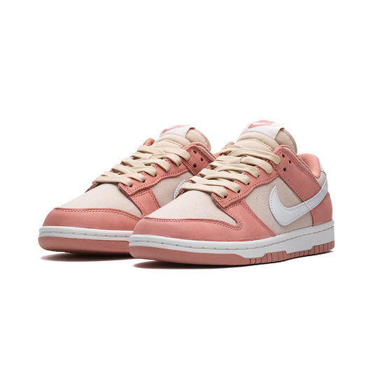 this is an image of Nike Dunk Low "Red Stardust" (Women's)