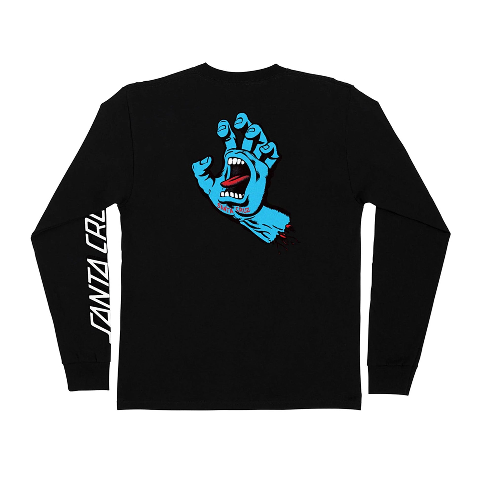 this is an image of Santa Cruz Screaming Hand LS Tee shirt