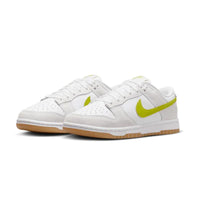 this is an image of Nike Dunk Low "White Bright Cactus" (Women's)