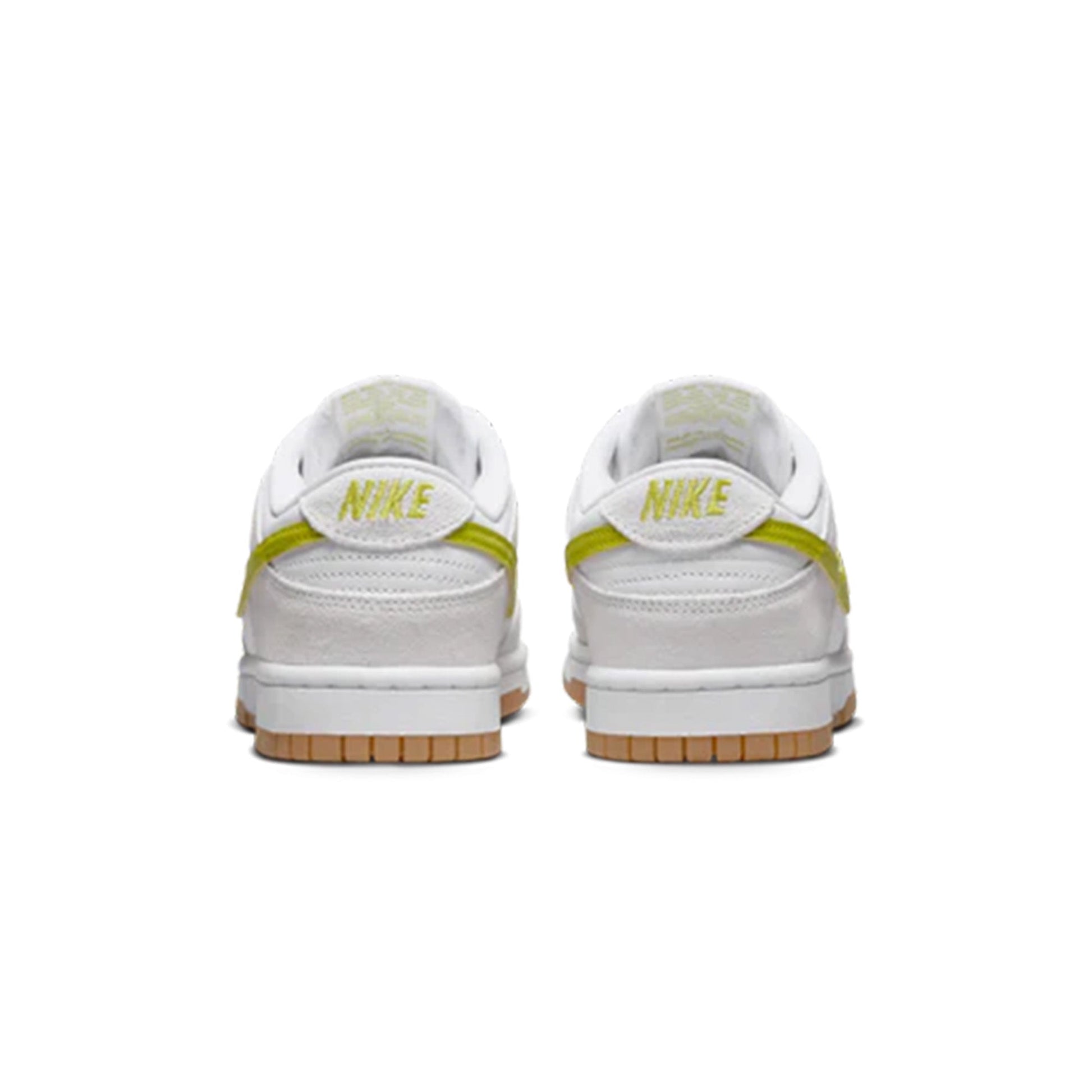 this is an image of Nike Dunk Low "White Bright Cactus" (Women's)