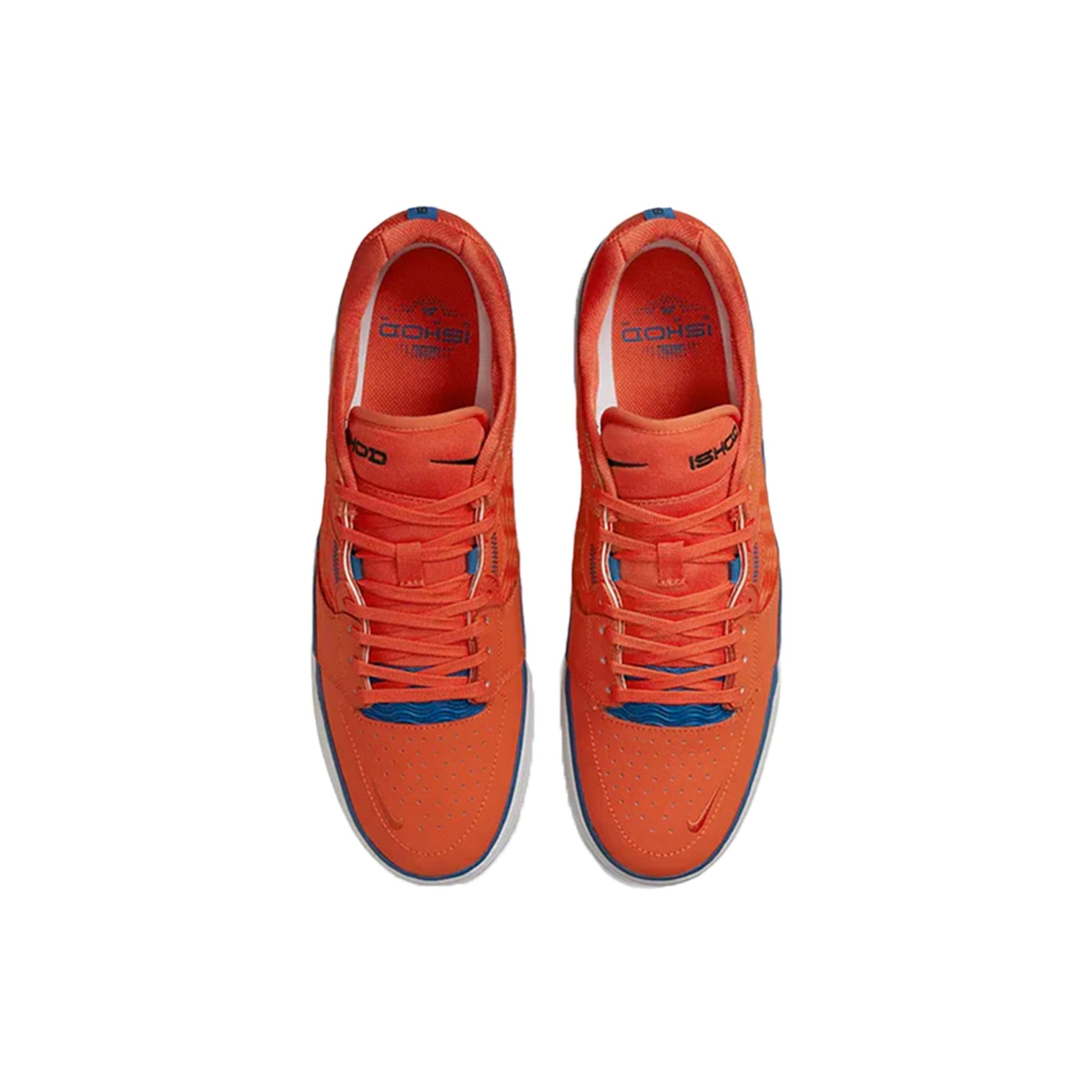 this is an image of Nike SB Ishod Wair "Orange Blue Jay"