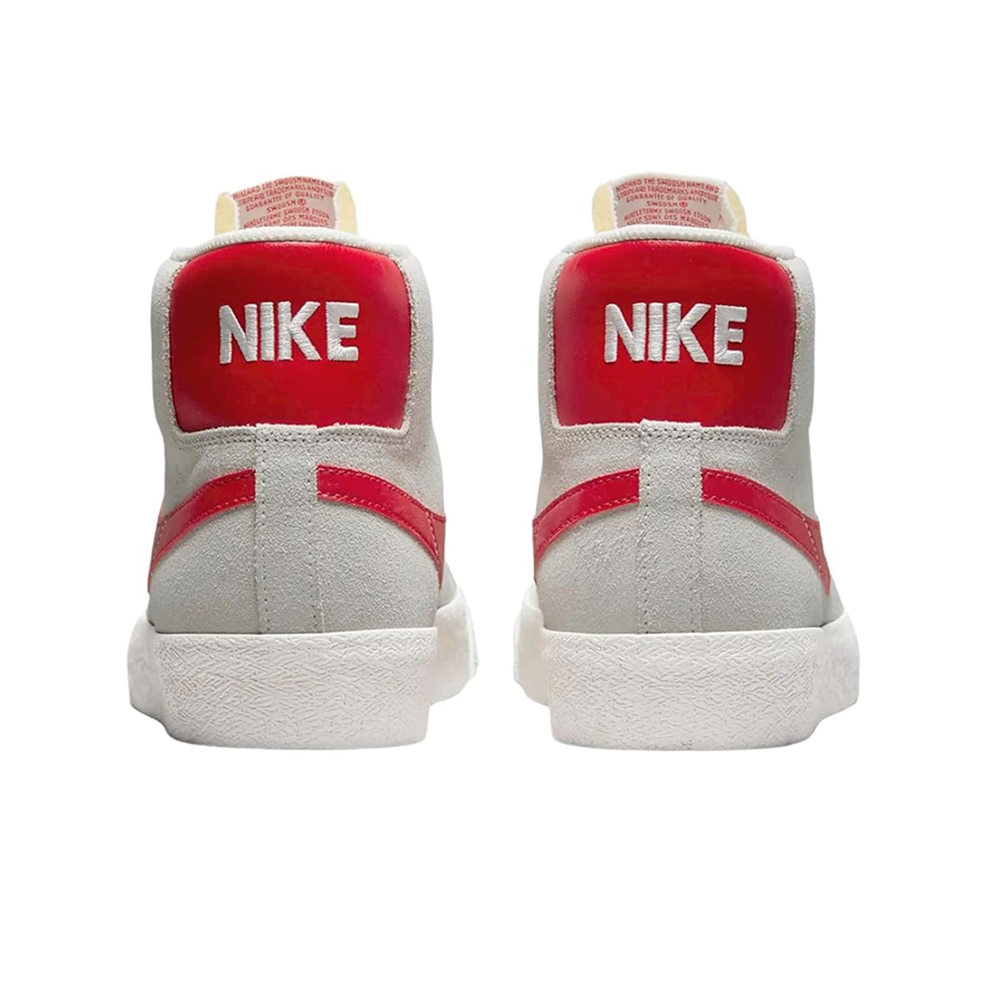 this is an image of Nike SB Zoom Blazer Mid "White University Red"