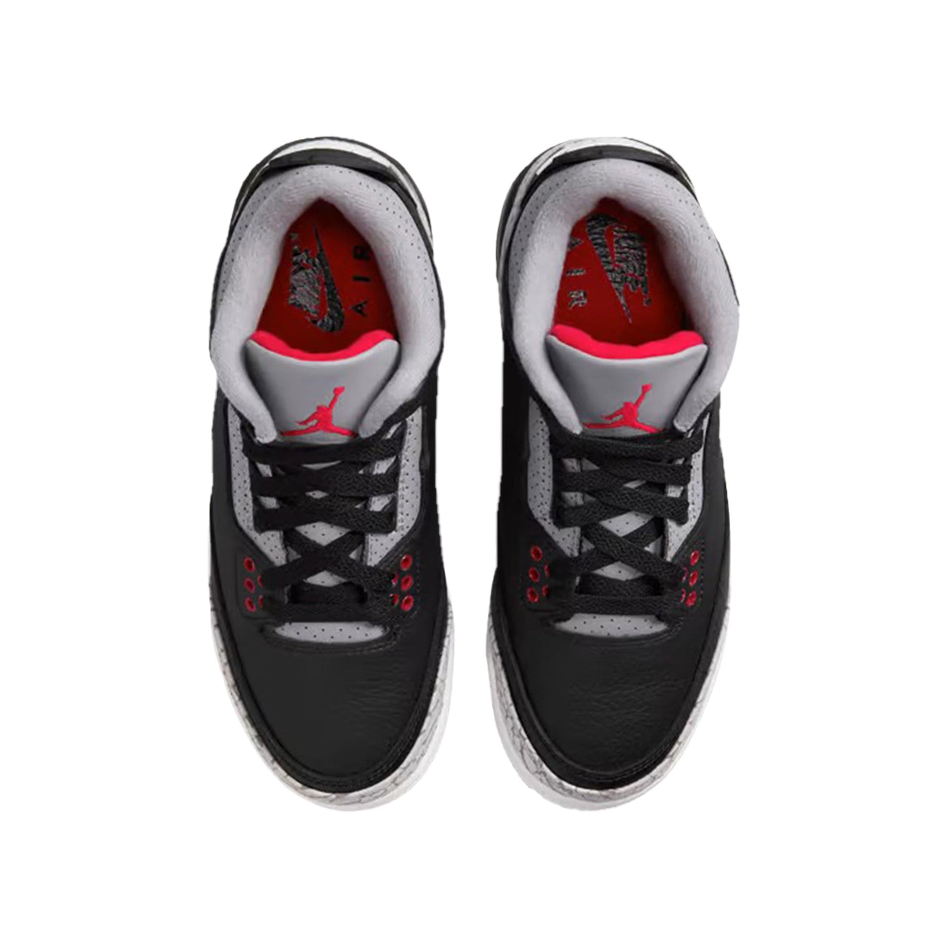 this is an image of Jordan 3 Retro 'Black Cement" (2024) (GS)