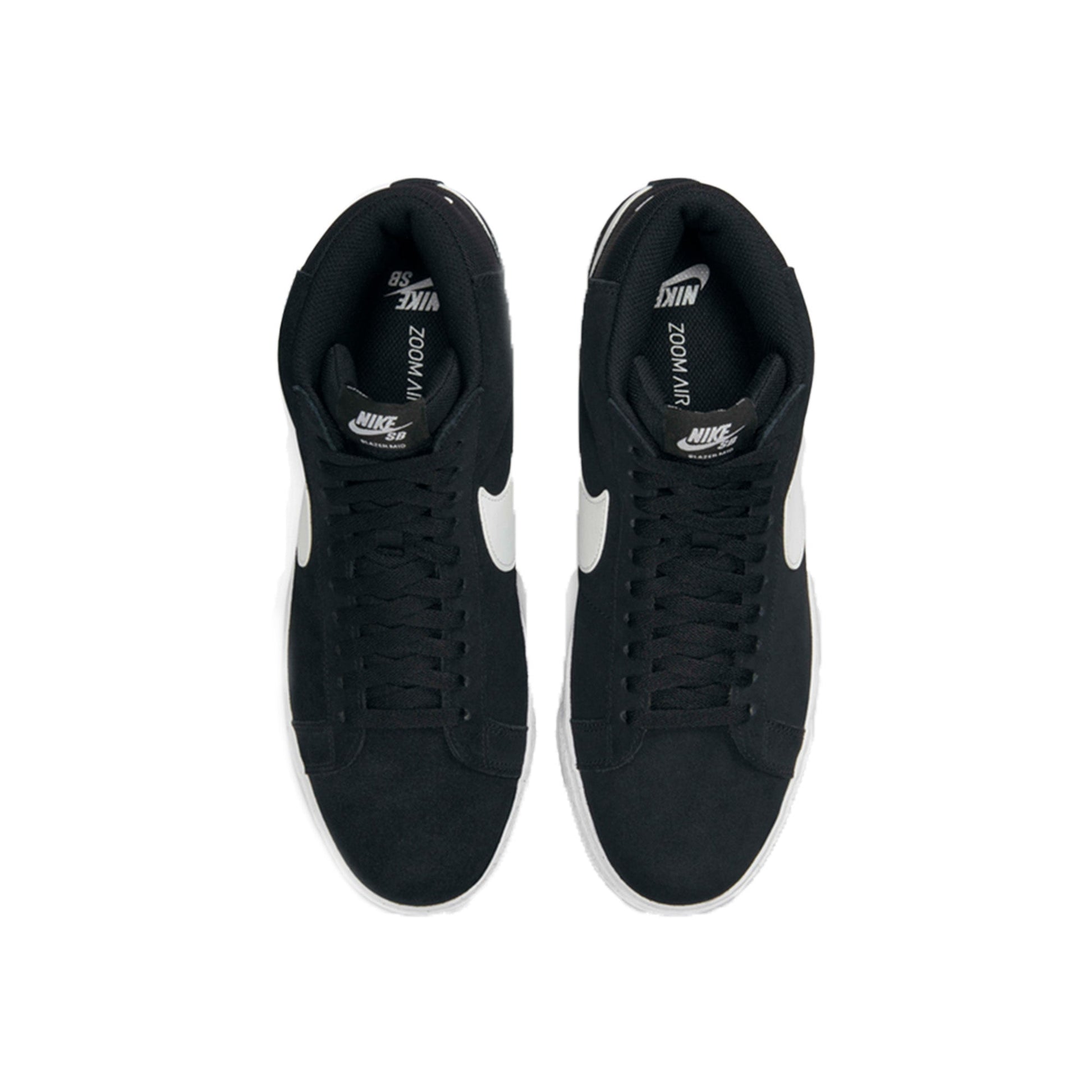 this is an image of Nike SB Zoom Blazer Mid "Black White"