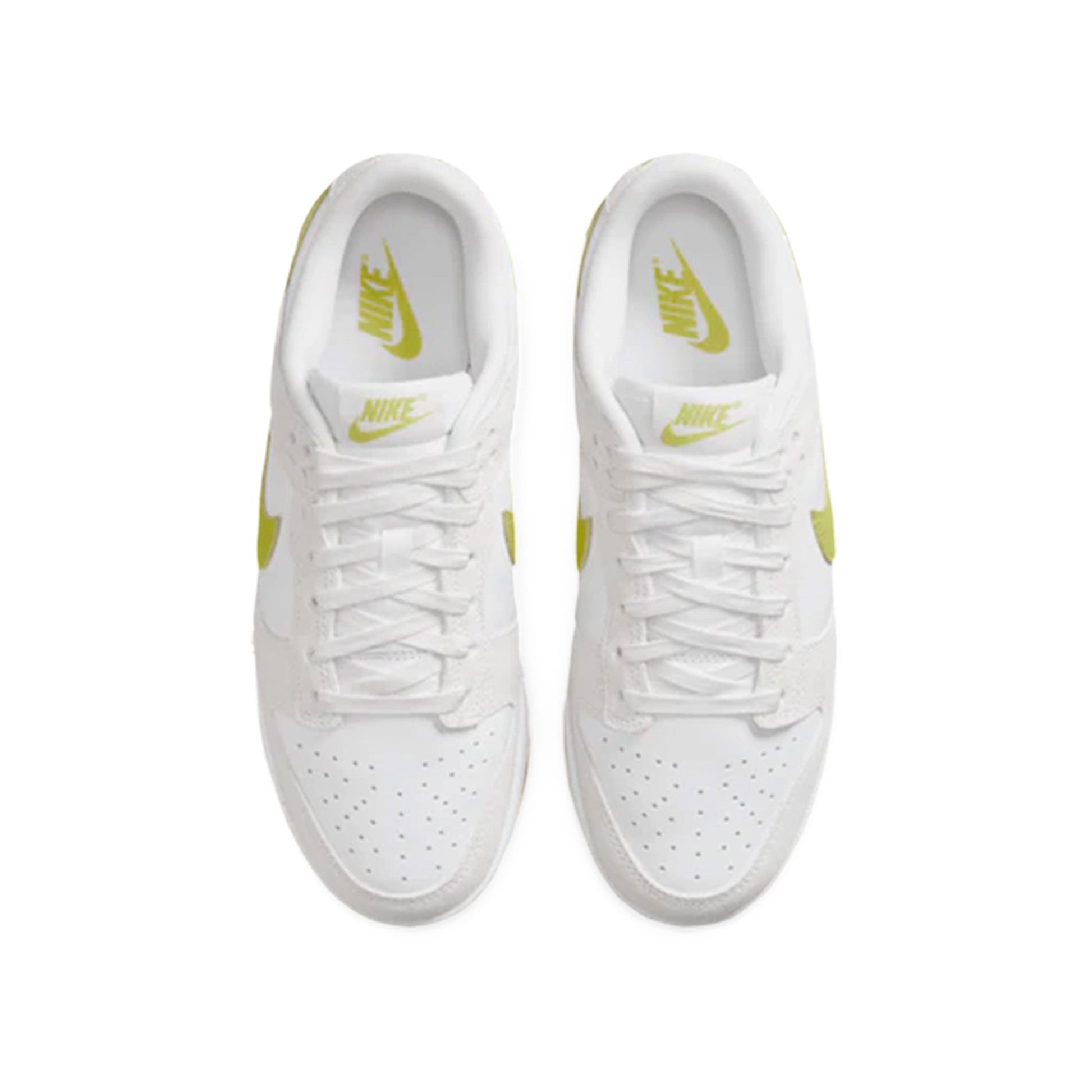 this is an image of Nike Dunk Low "White Bright Cactus" (Women's)