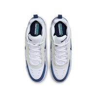 this is an image of Nike SB Air Max Ishod Wair " Summit White Navy "