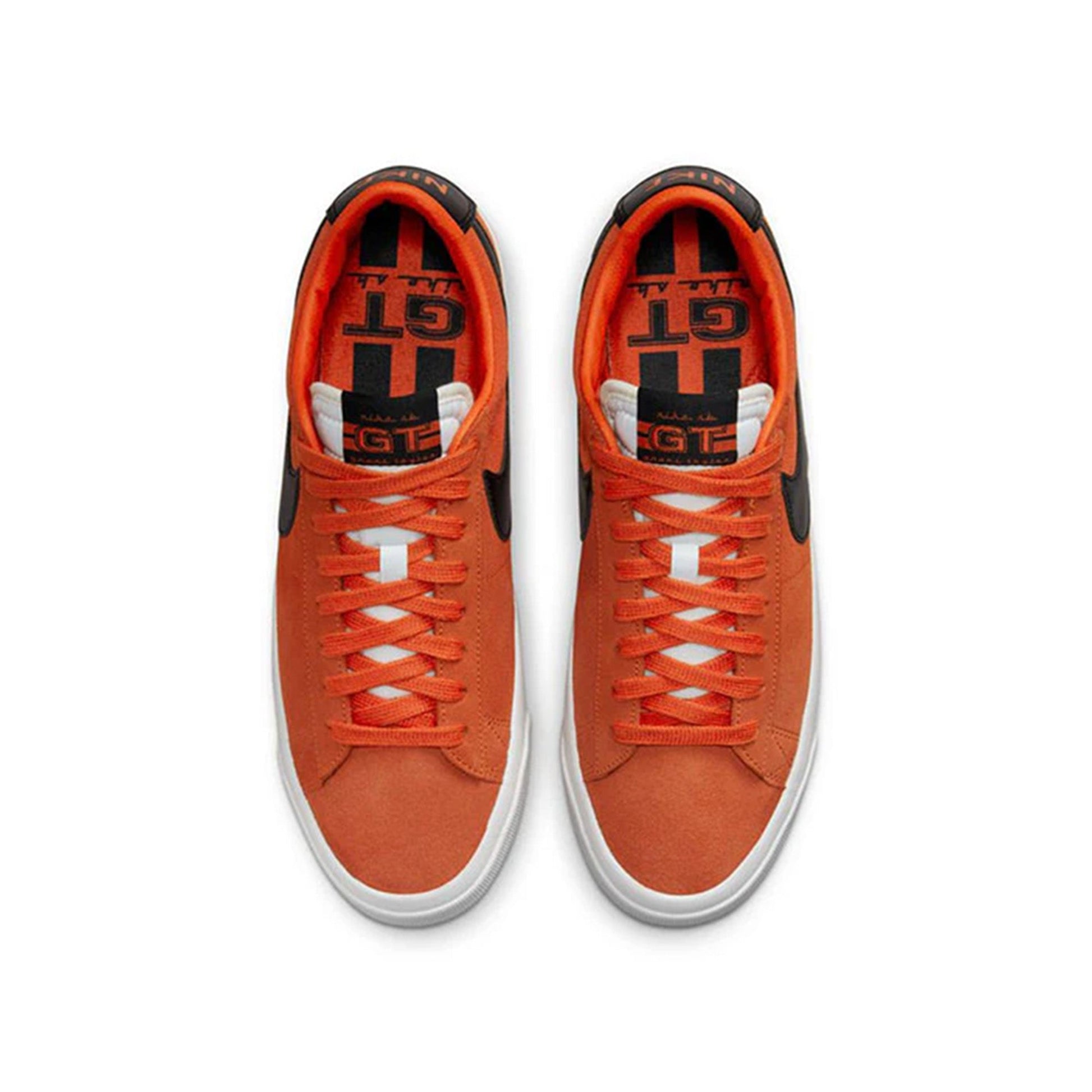 this is an image of Nike SB Zoom Blazer Low Pro GT "Team Orange"