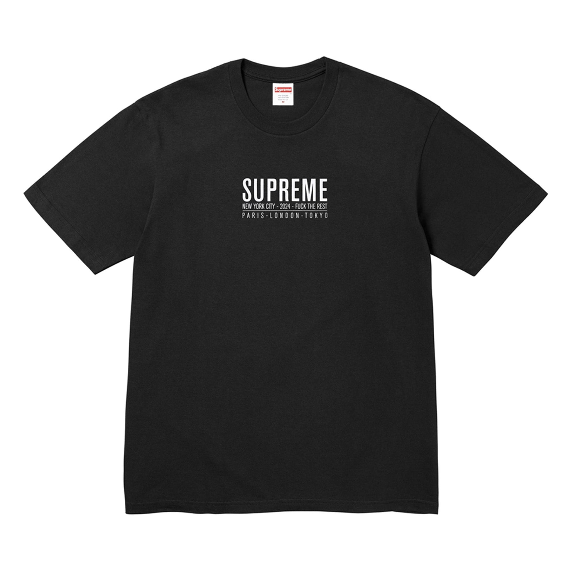this is an image of Supreme Paris Tee