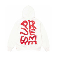 this is an image of Supreme Hoodie "Spray Paint Logo"