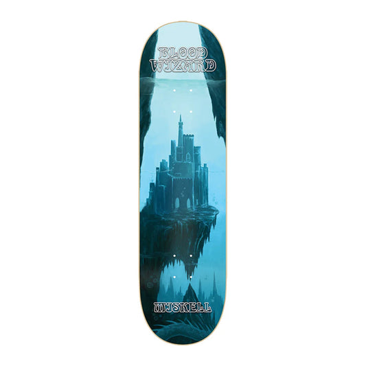 this is an image of Blood Wizard Skateboard Deck Miskell Fortress