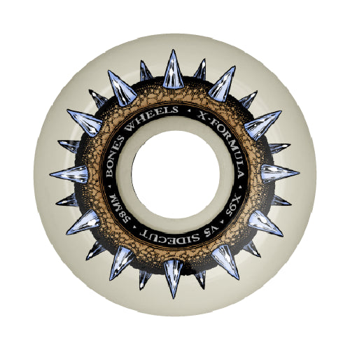 this is an image of Bones Wheel X Formula V5 Sidecut Street Cleats 95a