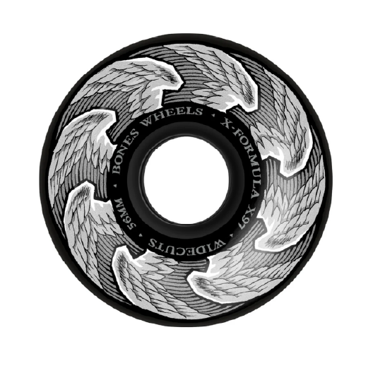 this is an image of Bones Wheels X Formula V6 Widecut Death Angels