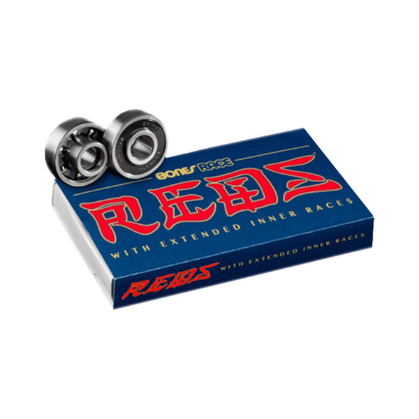 this is an image of Bones Race REDS Skateboard Bearings - 8 pack
