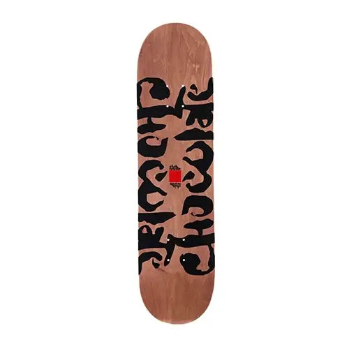 this is an image of Chocolate Skateboard Deck Robert’s Ink Blot Brown Stain Twin Tail 8.0