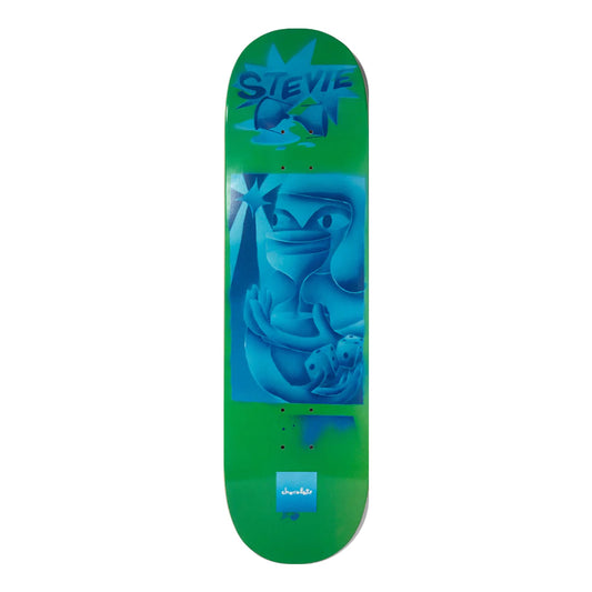 this is an image of Chocolate Skateboard Deck JP’s World Twin Tail