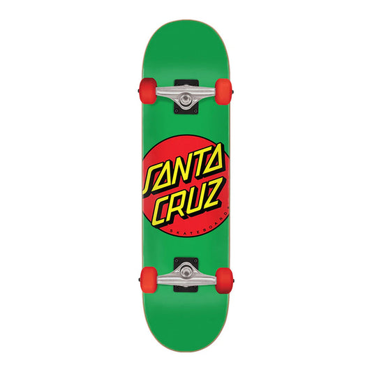 this is an image of Santa Cruz 7.80in Mid Classic Dot Complete Skateboard
