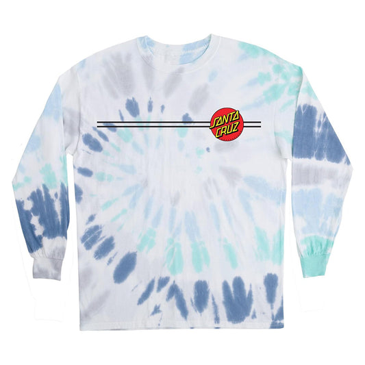 this is an image of Classic Dot Premium LS Tee Youth Santa Cruz