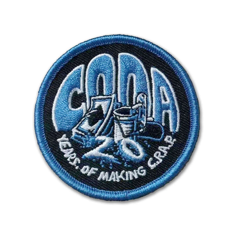 this is an image of CODA 20 Years of Crap Patch