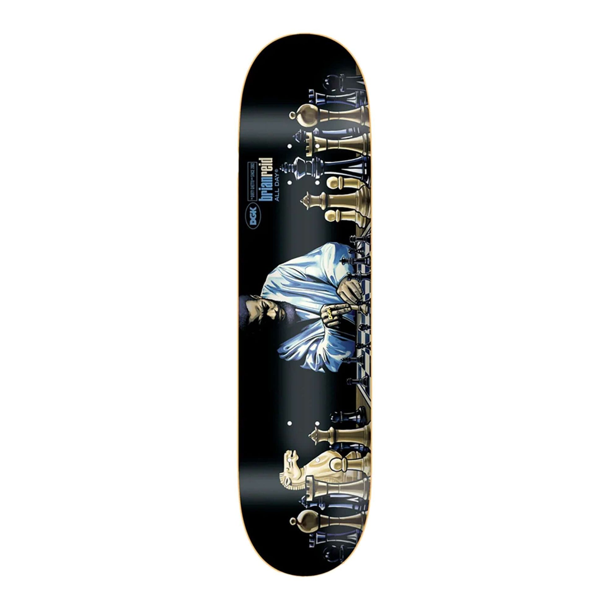 this is an image of DGK Skateboard Deck Reid Next Move 8.25