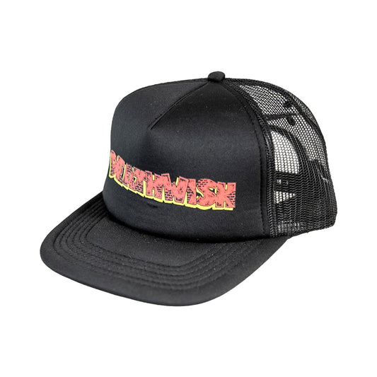 this is an image of Deathwish Incineration Trucker Hat