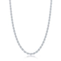 Diamond Cut Rope Chain in Sterling Silver
