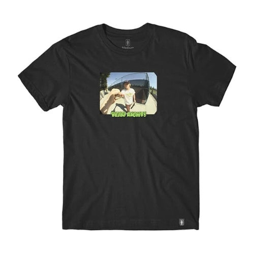 Girl SS Tee Yeah Right Owen Black