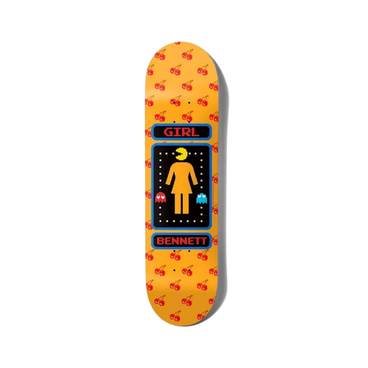 Girl Skateboard Deck Bennett PAC Man 8.5
