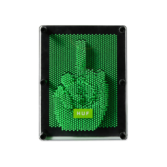 this is an image of HUF Hand Pin Art Sculpture